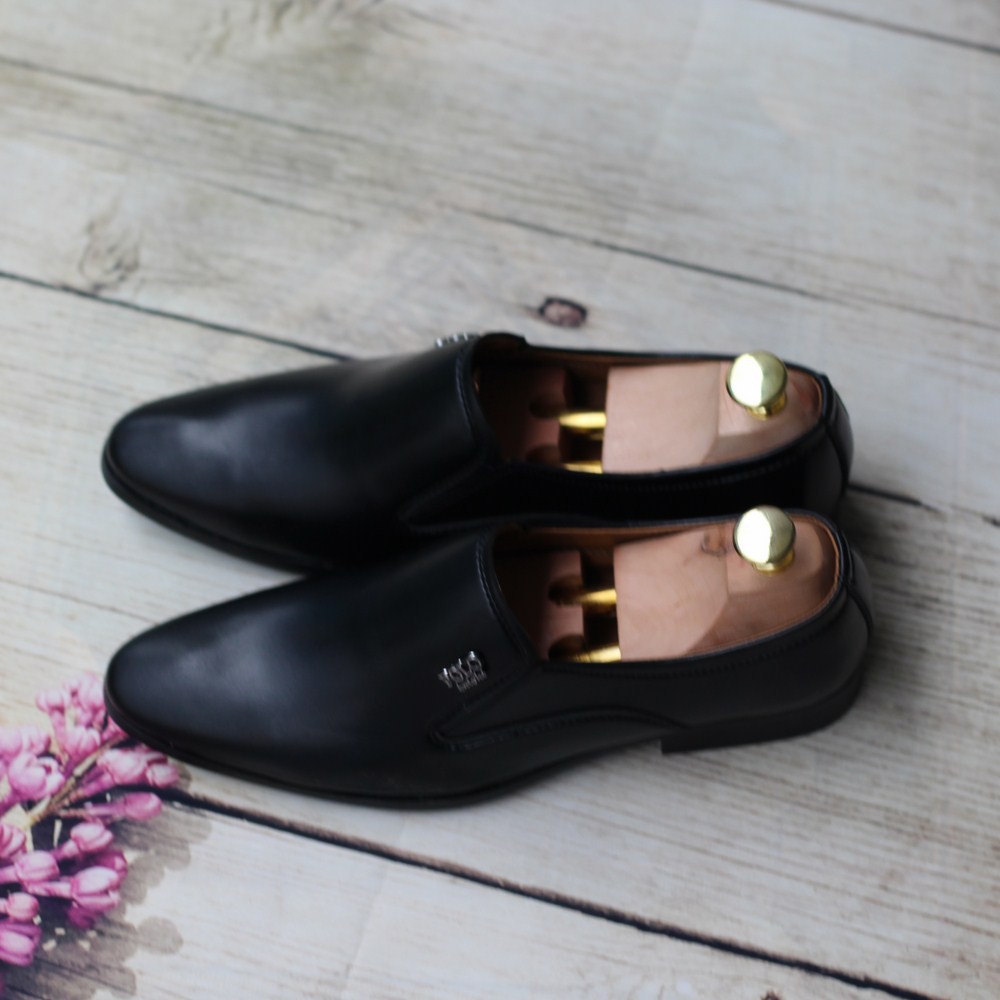 KHO NGUỒN SỈ GIÀY TÂY NAM công sở trơn đen giá rẻ - GN38 | BigBuy360 - bigbuy360.vn