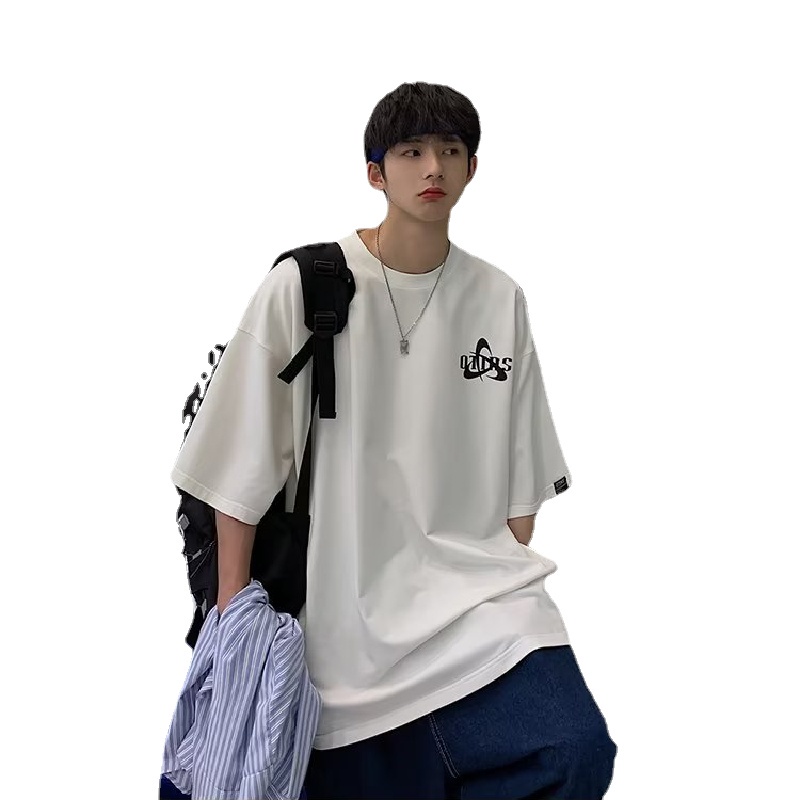 Áo Thun Dáng Rộng In Họa Tiết Phong Cách Nhật Bản Thời Trang Mùa Hè Cho Nam Và Nữ Size M-8XL