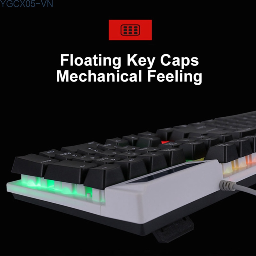 Bàn Phím Cơ Gaming Có Đèn Led Nền Cổng Usb Cho Laptop / Máy Tính | BigBuy360 - bigbuy360.vn