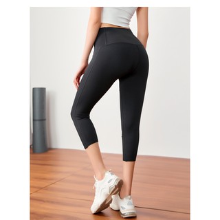 [2021] Quần legging lửng cạp cao