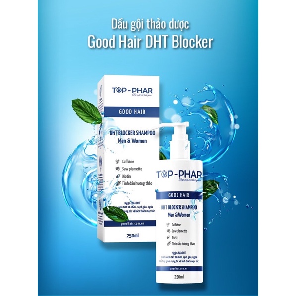 Dầu Gội Thảo Dược DHT Blocker Kích Thích Mọc Tóc Giảm Rụng Tóc