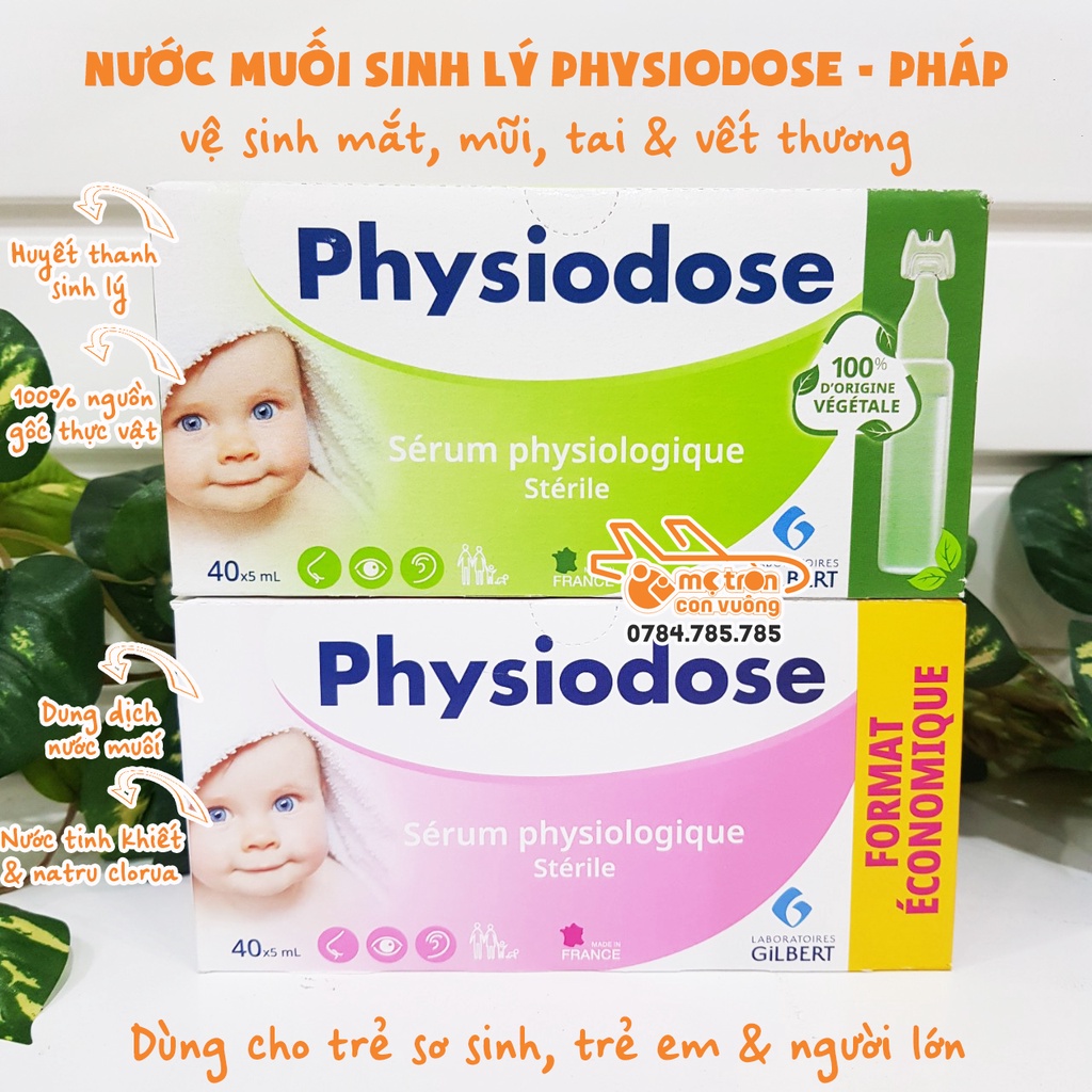 NƯỚC MUỐI SINH LÝ PHÁP PHYSIODOSE