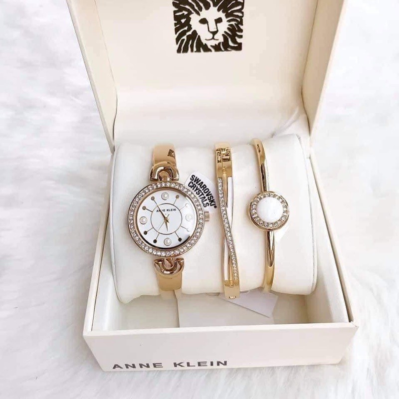 Set đồng hồ Nữ Anne Klein chính hãng đủ bill mua hàng