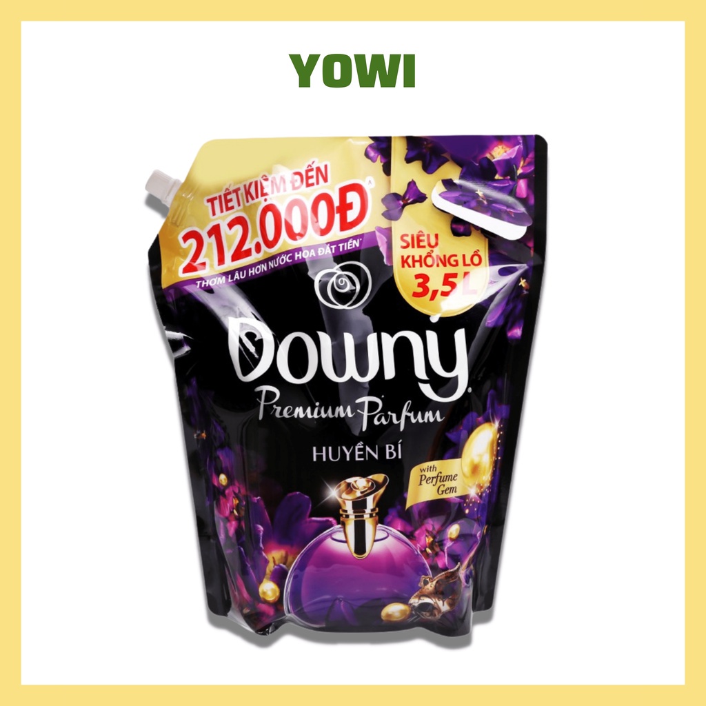 Nước Xả Vải Downy Hương Huyền Bí/ Hương Đam Mê/ Hương Nước Hoa Thơm Mát Dài Lâu Túi 1,35L - 2,2L - 3,5L