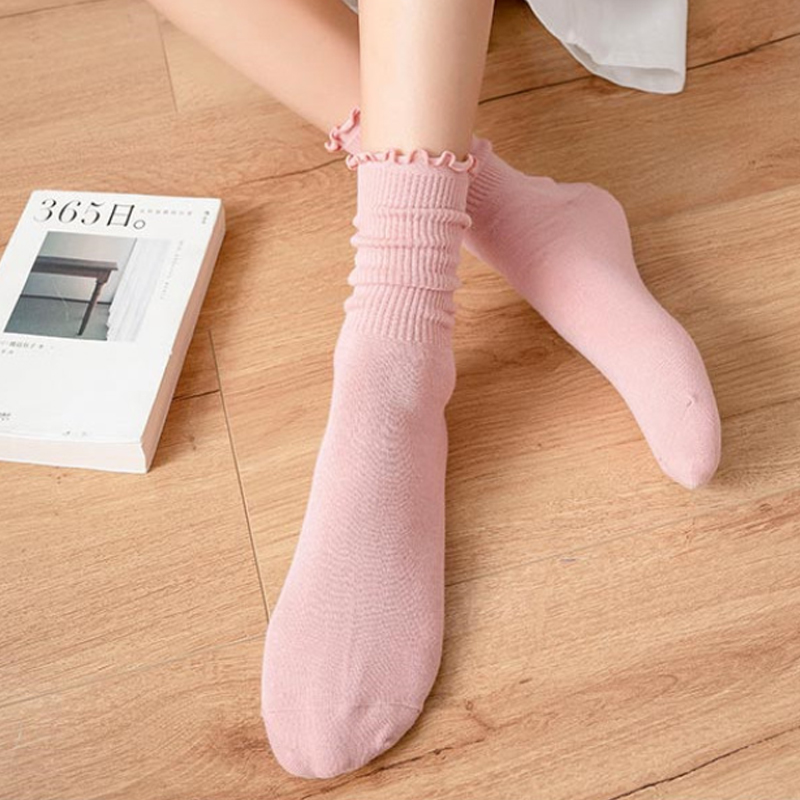 Tất Ren Trắng Mỏng Cho Nữ Jp5