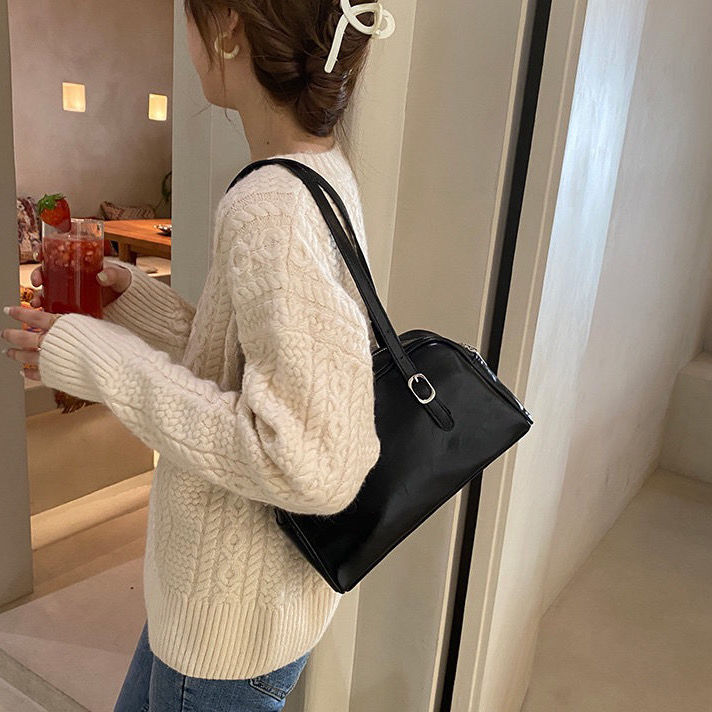  Túi Đeo Vai Chất Liệu Da Pu Màu Trơn Thời Trang Cho Phụ Nữ | BigBuy360 - bigbuy360.vn