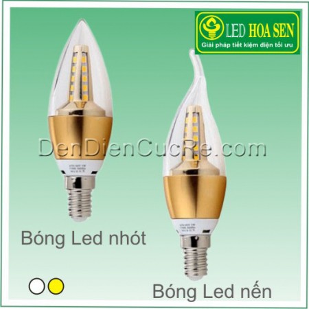 BÓNG LED QUẢ NHÓT ĐUÔI E14 & E27 GIÁ SIÊU RẺ - MUA NHIỀU GIẢM NHIỀU