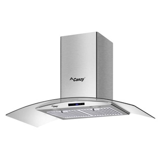Máy hút mùi Canzy CZ M6670 (Hút mùi kính cong cảm ứng, Hút Siêu Khỏe, Nhập khẩu Malaysia)