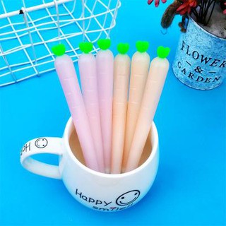Bút cà rốt đổi màu viết gel hoạt hình dễ thương kute