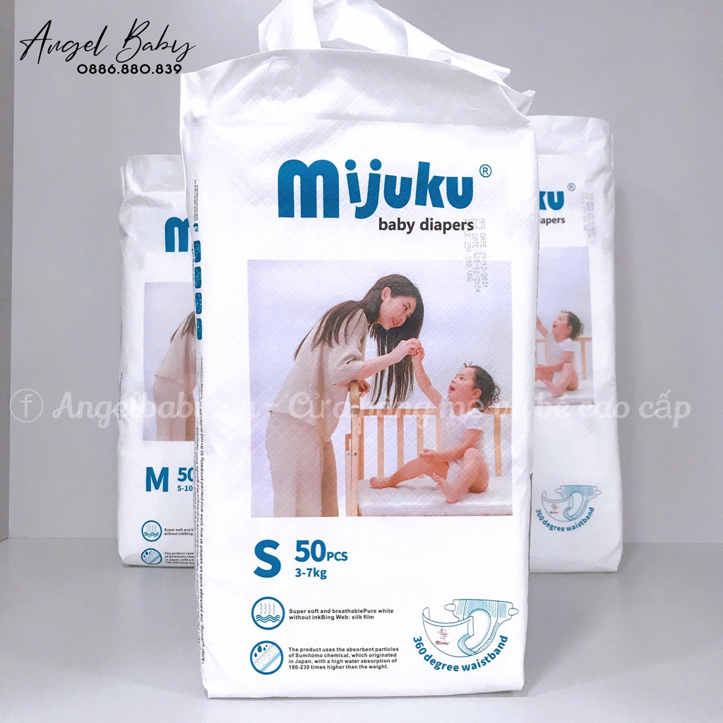 Tã Dán Mijuku Xuất Nhật Size S50/M50/L50