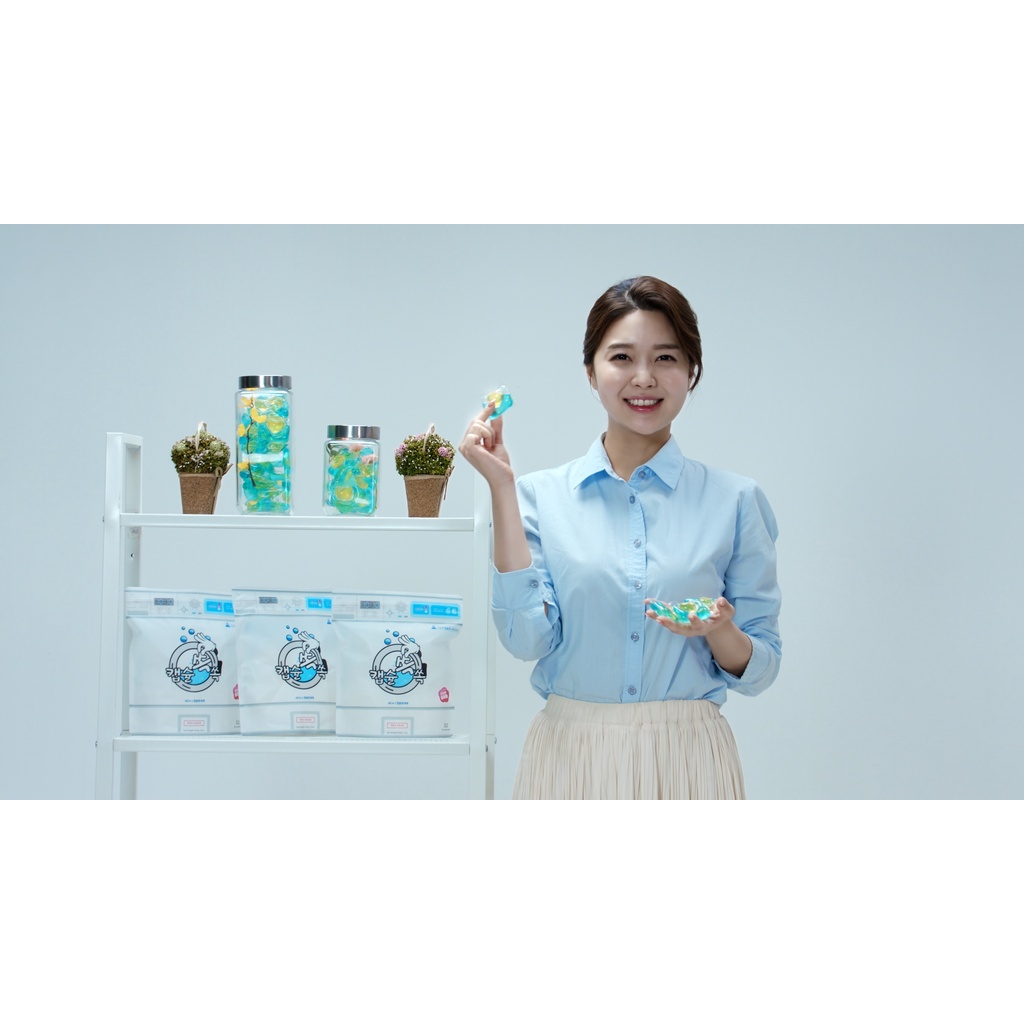 Gói 32 Viên Giặt Xả Quần Áo Lưu Hương, Tất Cả Trong 1 Capsule SokSok Laundry Detergent