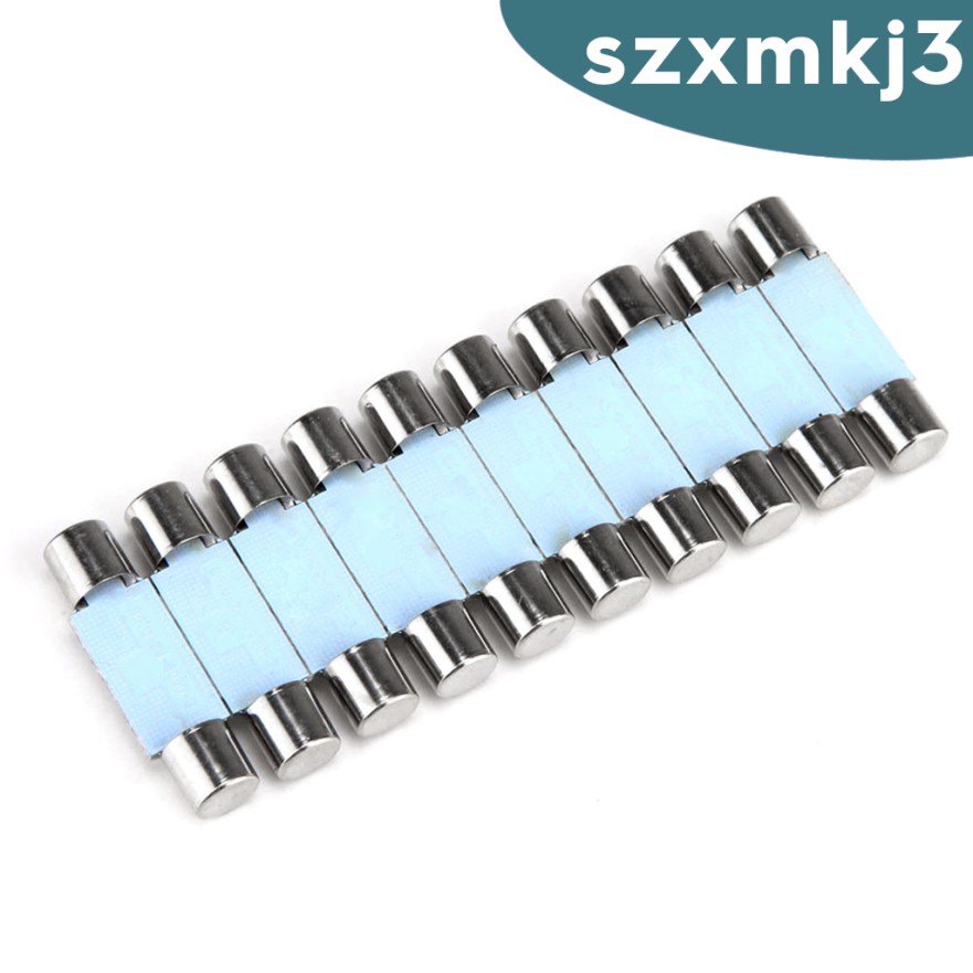 Set 10 Đèn LED 28mm-31mm Cầu Chì 5050 3SMD Ánh Sáng Trắng