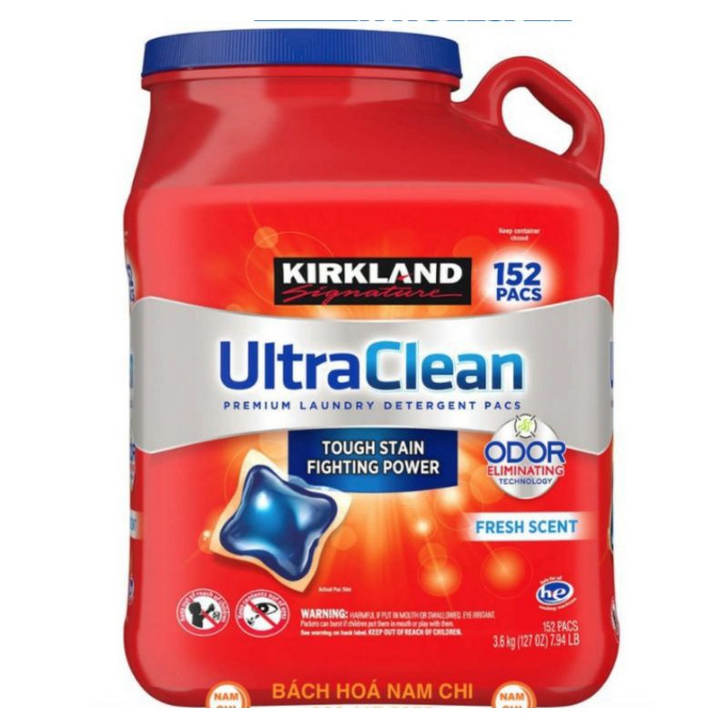 Viên giặt kirkland 152 viên.