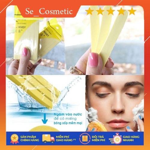 Bông bọt biển Chivey gói 12 miếng- bong bot bien secosmetic