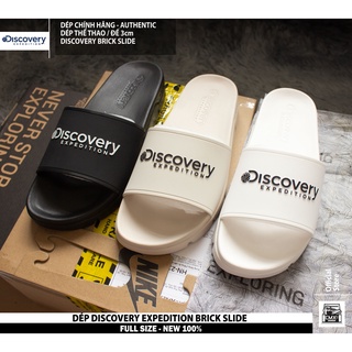 😘 [ HÀNG CHÍNH HÃNG ] Dép Discovery Expedition Brick Slide ( BEIGE - TRẮNG - ĐEN ) - REAL AUTHENTIC 100%