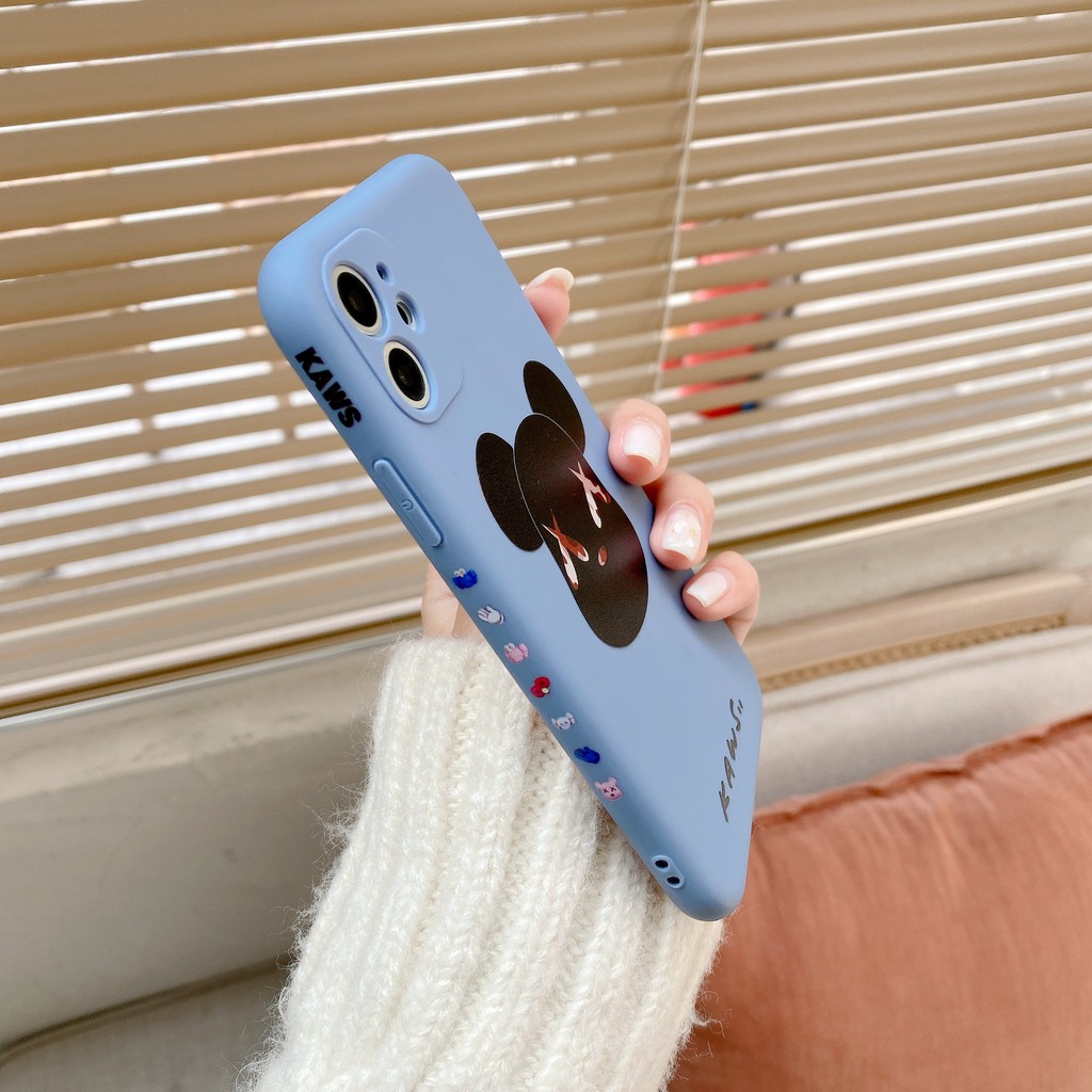 KAWS HAWKEYE Ốp Lưng In Hình Độc Đáo Cho Oppo A52 A92S A72 A9 2020 R17 Vivo Y50 Y70S Iqo Neo 3 Redmi 9 Note 8 Pro Xiaomi Mi 8 10 Lite