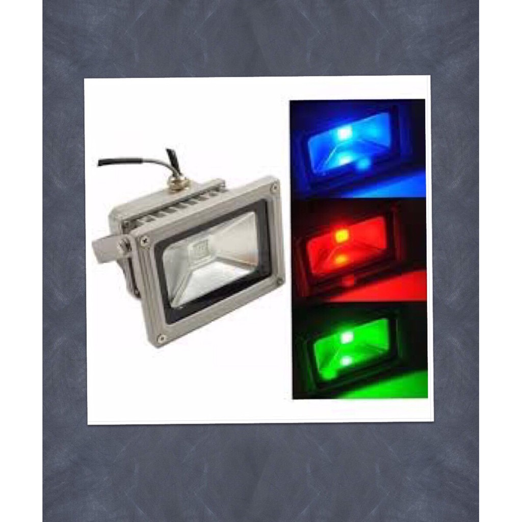 Đèn pha led 10w đơn màu