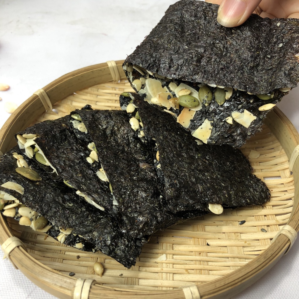 Lá rong biển sấy hạt