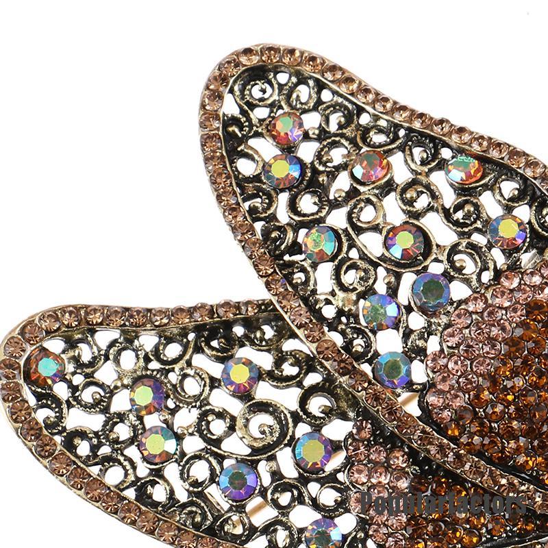 Ghim Cài Áo Hình Bướm Đính Ngọc Trai Nhân Tạo Thời Trang