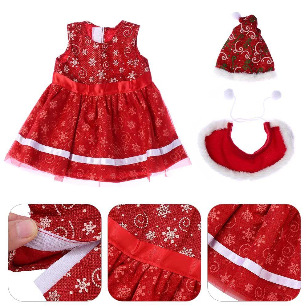 Layor1 Bộ Quần Áo Tuyết Thời Trang Thanh Lịch Dành Cho Búp Bê 43Cm