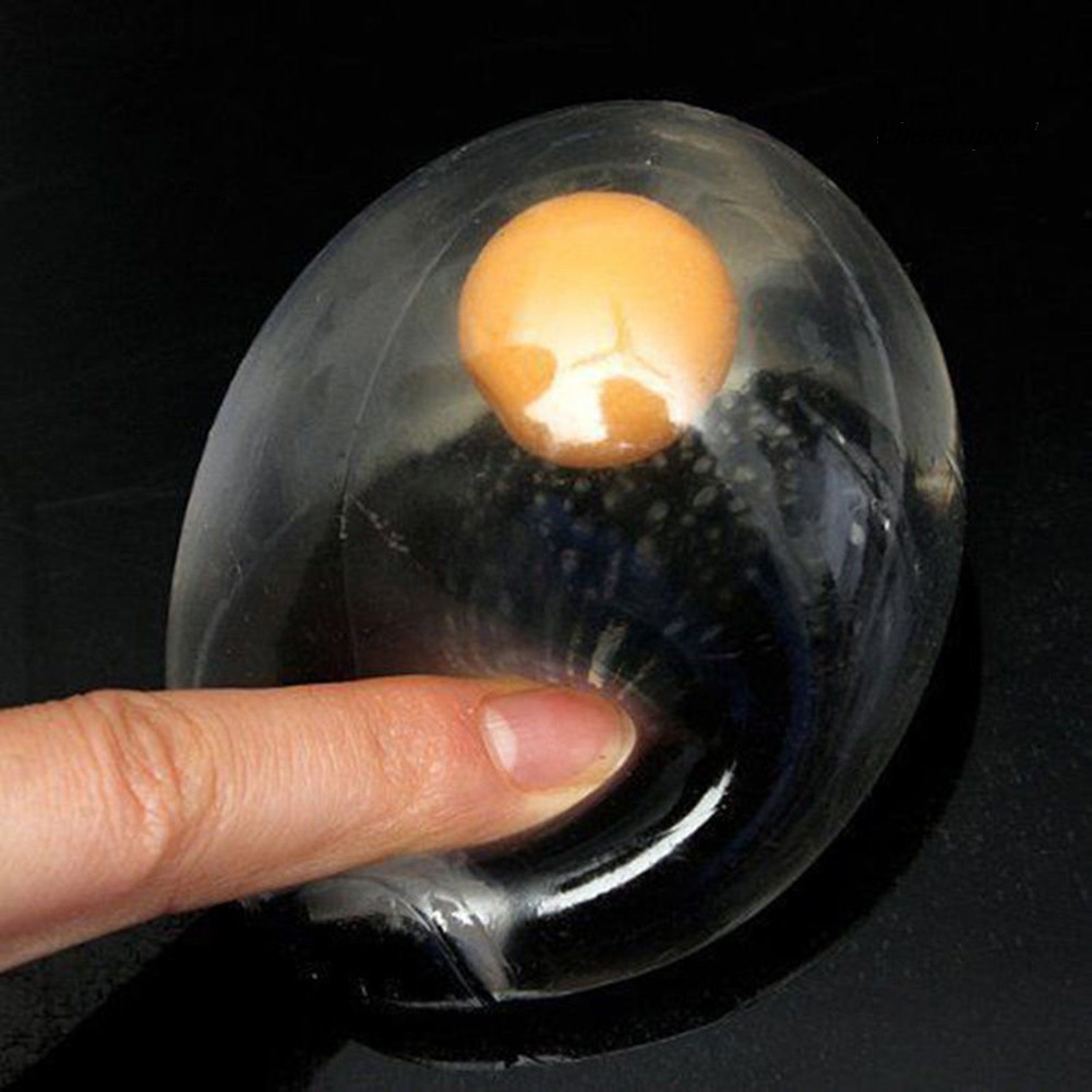 Quả bóng trứng đồ chơi mềm dẻo vui nhộn giúp giải tỏa căng thẳng