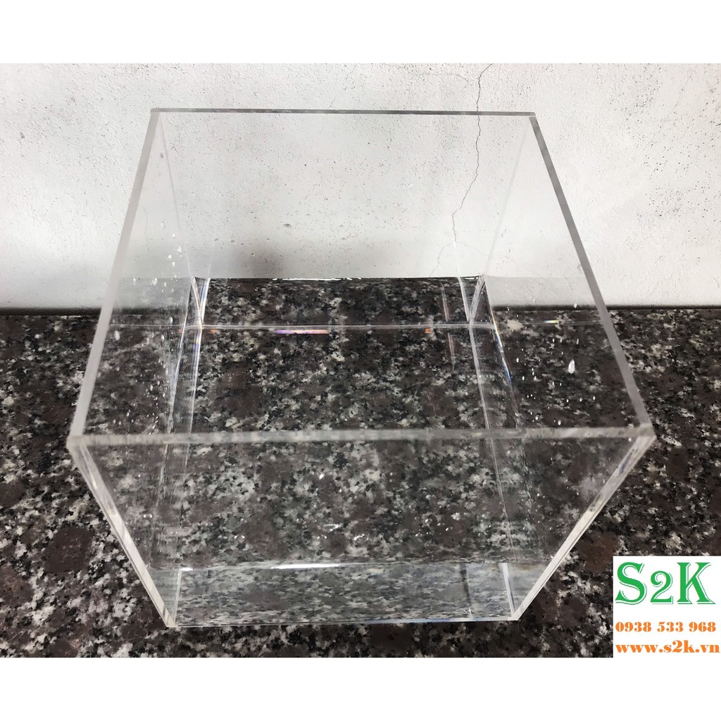 Bể acrylic CB25: 25x25x25 , hồ mika phù hợp cho nuôi cá, cây thủy sinh... có thể dùng kèm theo đèn, bơm, lọc