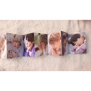 bán lẻ bookmark, postcard, móc khóa, sticker BTS comic