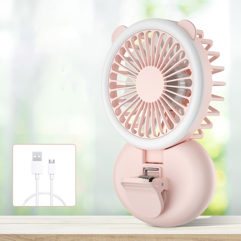 Quạt USB 5V Mini Có Kẹp Gắn Điện Thoại Tiện Dụng