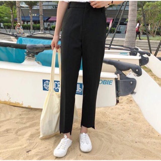 Quần baggy vải