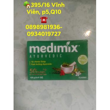 (date 2022) xà phòng MEDIMIX 18 loại thảo mộc HERBS (125G/ bánh) | BigBuy360 - bigbuy360.vn