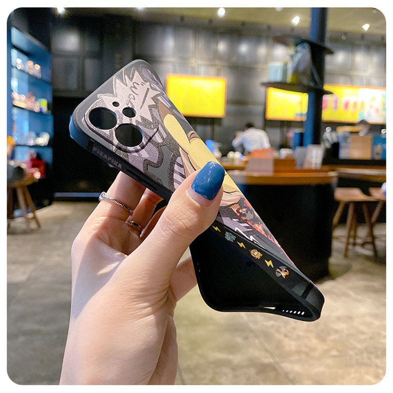 Ốp Điện Thoại Silicone In Hình Pikachu Cho iPhone XS Max SE2 2020 i8plus 13 8 11 6s X 6 7 Plus 12 Xr C