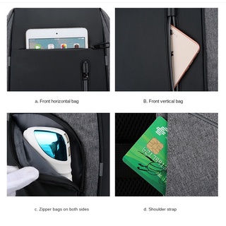Backpack Business bag man Laptop bag Multi-purpose USB backpack large capacity
