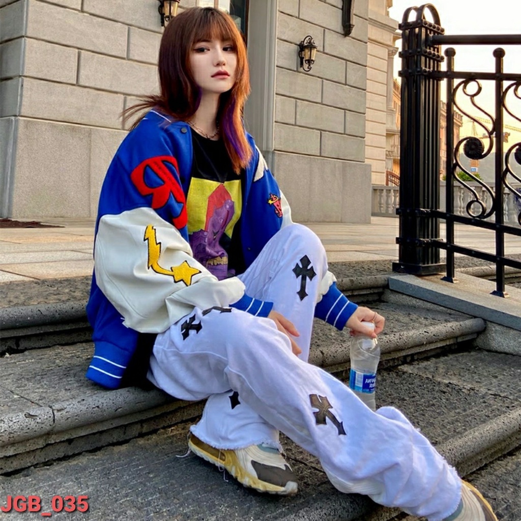Quần Jean Nam Ống Rộng Dáng Baggy Trắng Đen In Hình Đẹp Cao Cấp Hàng Chuẩn Shop DIPO_SHOP