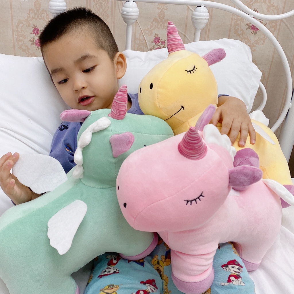 Kì Lân Pony Một Sừng size 30cm, Thú Nhồi Bông Đáng Yêu, Gối Ôm Cho Bé Ngựa Pony
