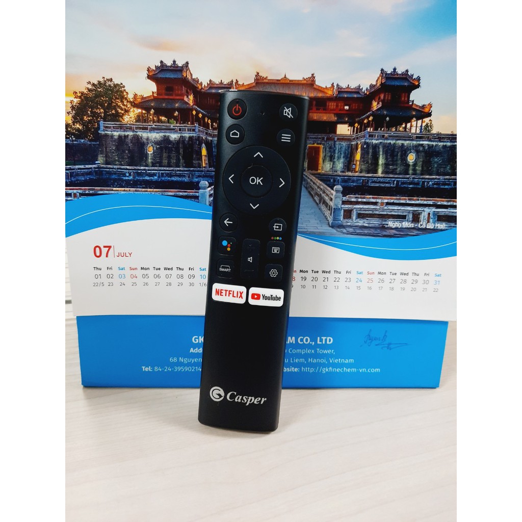 Remote Điều khiển TV Casper giọng nói- Hàng mới chính hãng 100% Tặng kèm Pin