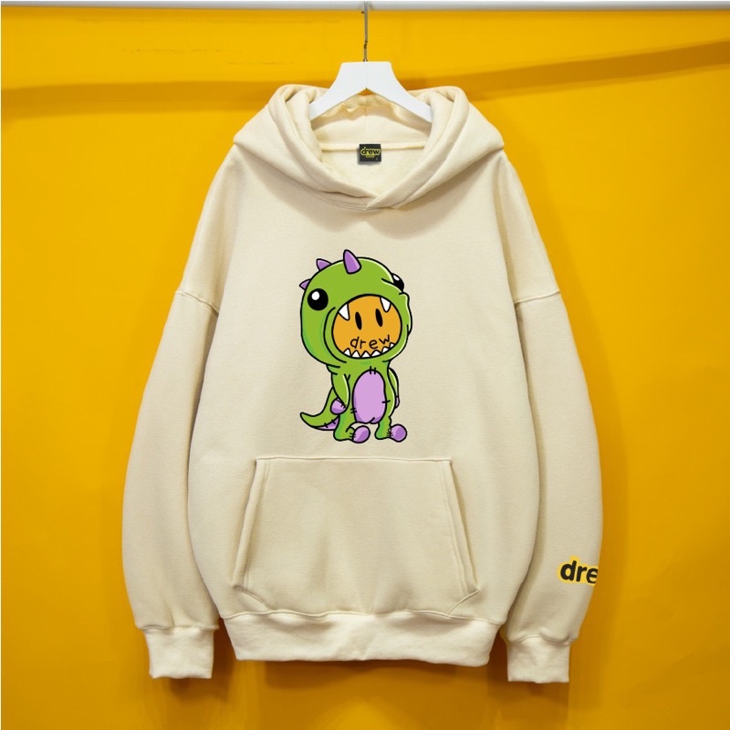 Áo nỉ Hoodie Drew khủng long Hogoto shop , áo hoodie nam nữ nỉ bông cotton