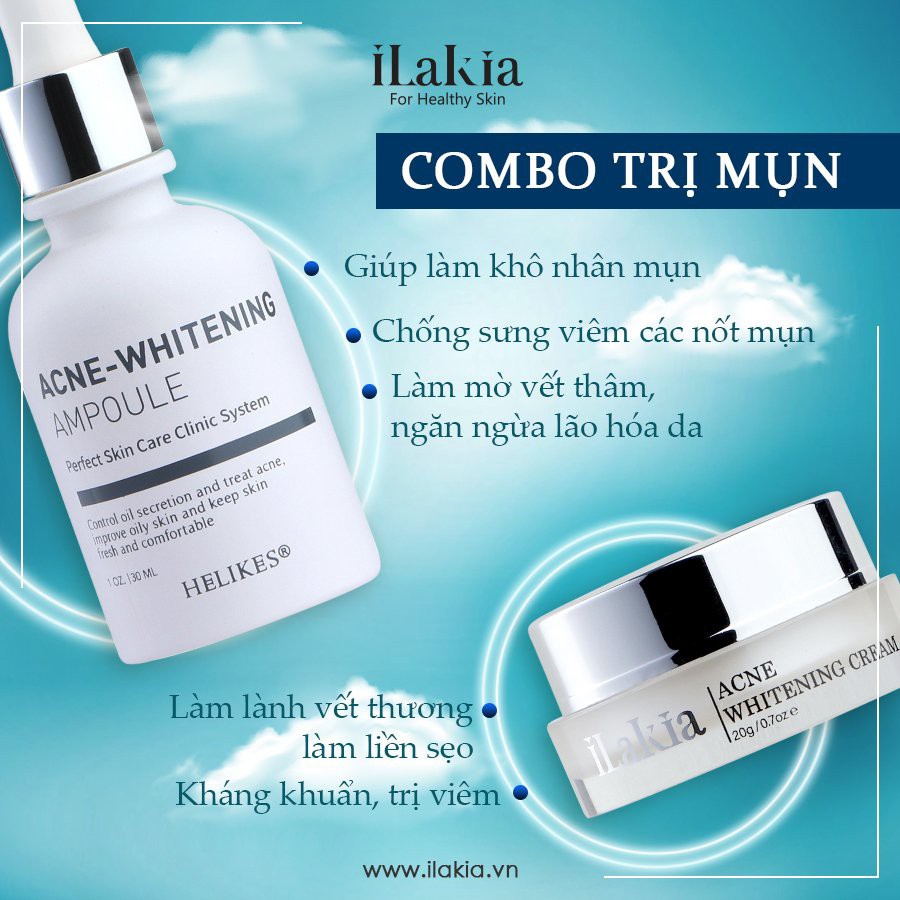 Kem Ngừa Mụn Trà Tràm Siêu Tốc ILAKIA Làm Mờ Sẹo Dưỡng Da Nhập Hàn Quốc | BigBuy360 - bigbuy360.vn