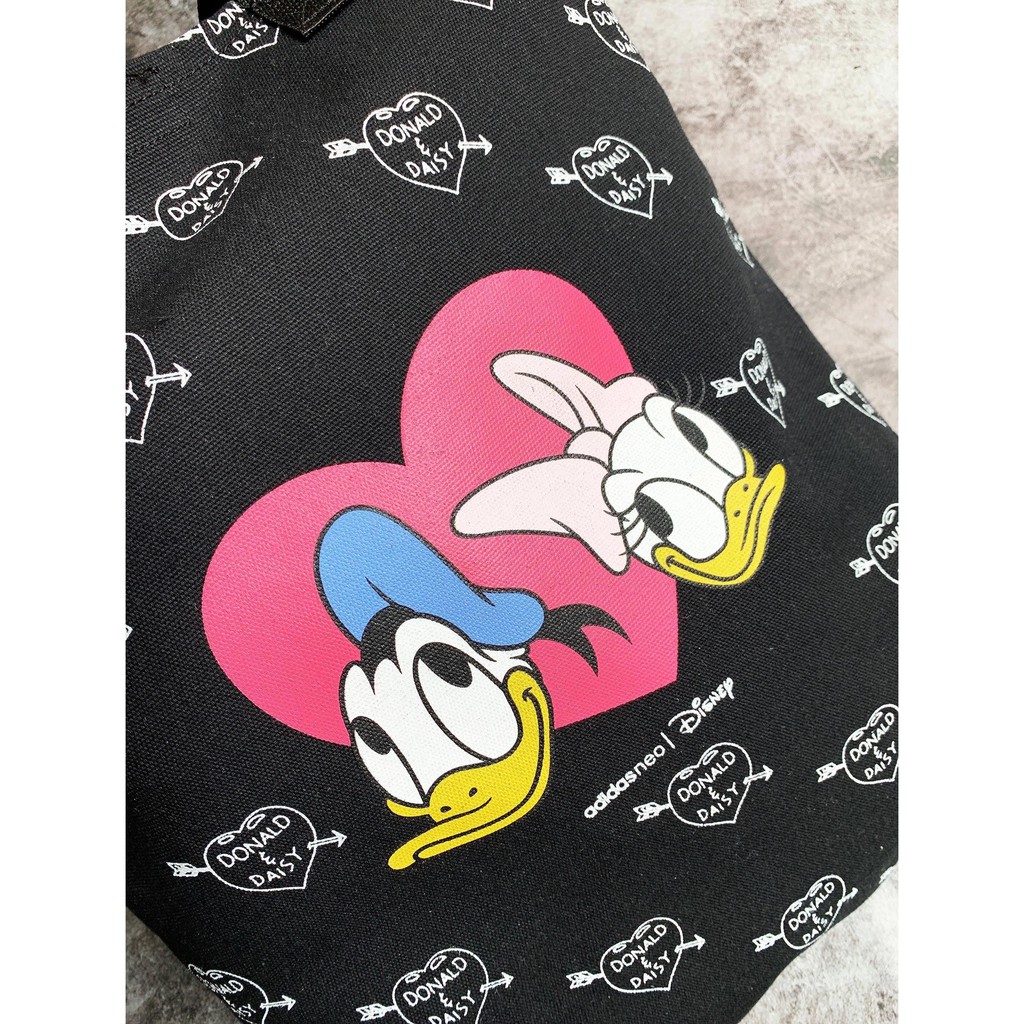 Túi tote vải canvas đựng đồ đeo chéo DISNEY X DAS SHOPPER BAG