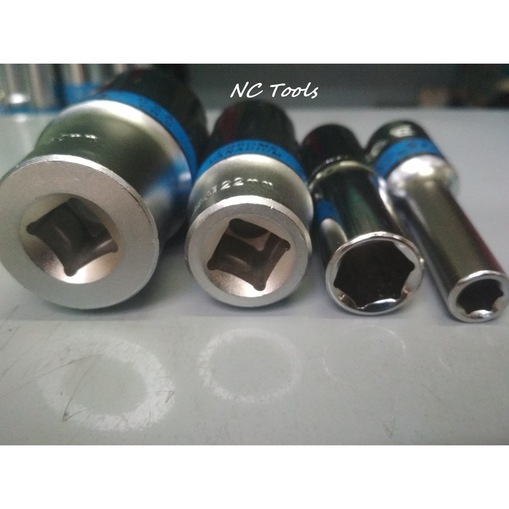 Đầu tuýp dài đầu 1/2" lẻ đủ số nhiều thương hiệu