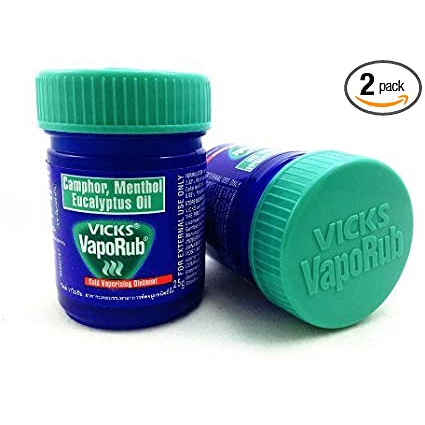 DẦU BÔI ẤM NGỰC GIẢM HO VICKS VAPORUB (DẦU CÙ LÀ VICKS VAPORUB) - 25GR - HÀNG CHÍNH HÃNG