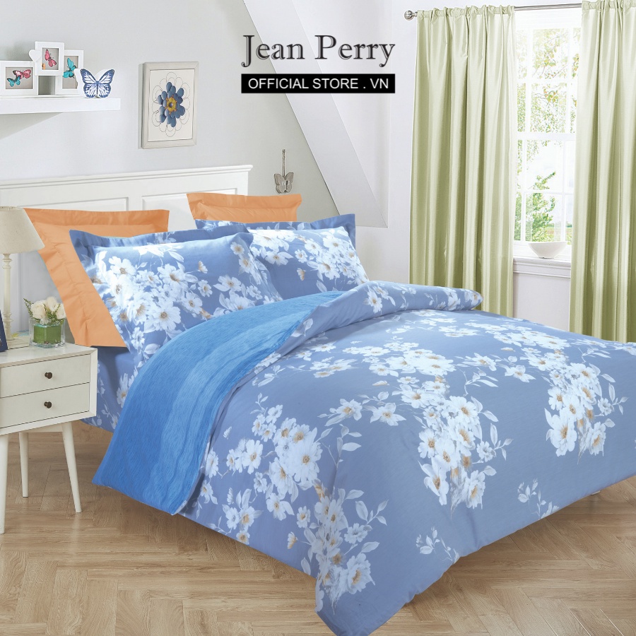 Bộ ga áo gối Cotton Jean Perry Grand Royal 1m6x2m 1m8x2m +30cm