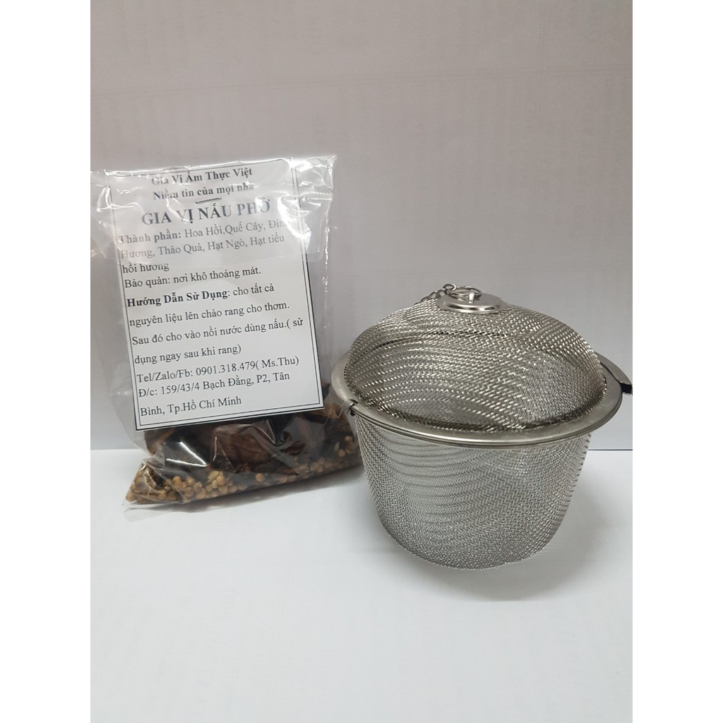 Lồng inox nấu phở gia đình