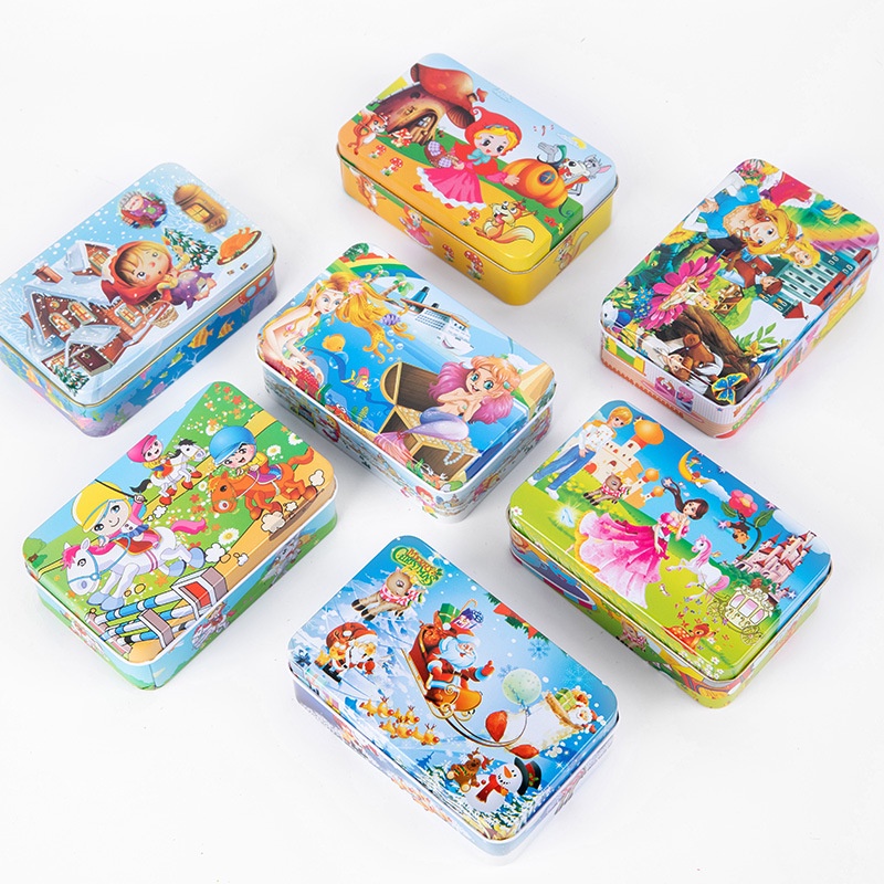 Mới Bộ Đồ Chơi Xếp Hình 60 Mảnh Bằng Gỗ Họa Tiết Hoạt Hình Và Hoạt Hình Dành Cho Trẻ Em