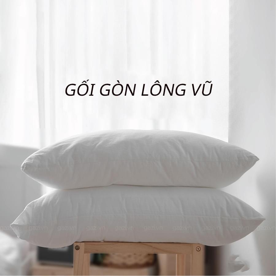 Ruột Gối lông vũ Microfiber  Cao Cấp