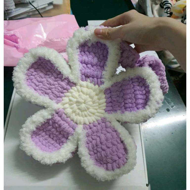Bloom Bag túi len hình BÔNG HOA crochet Flower Bag Handmade