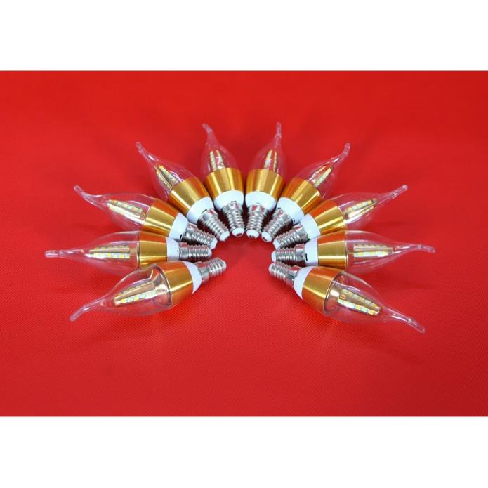 Bộ 5 bóng đèn LED C35 4w hình nến đổi màu đui E14