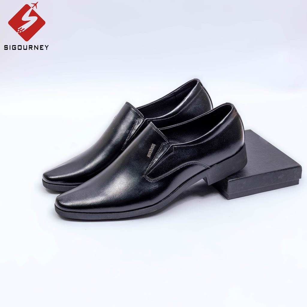 Giày Tây Nam Công Sở, Giày Lười Da Thật Thiết Kế Lịch Lãm, Cao Cấp Sang Trọng SIG-21
