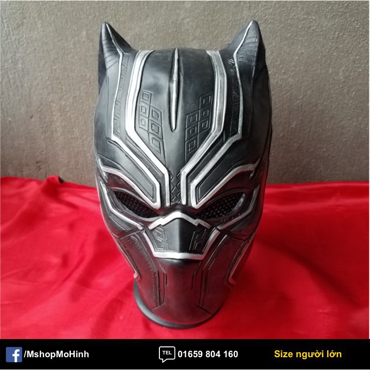 Mặt nạ cosplay Báo đen Black Panther Wakanda - chi 270k-(P513)  lỗ nghỉ bán