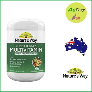 Vitamin tổng hợp người lớn, Nature’s Way Complete Daily Multivitamin - Úc - 200 viên