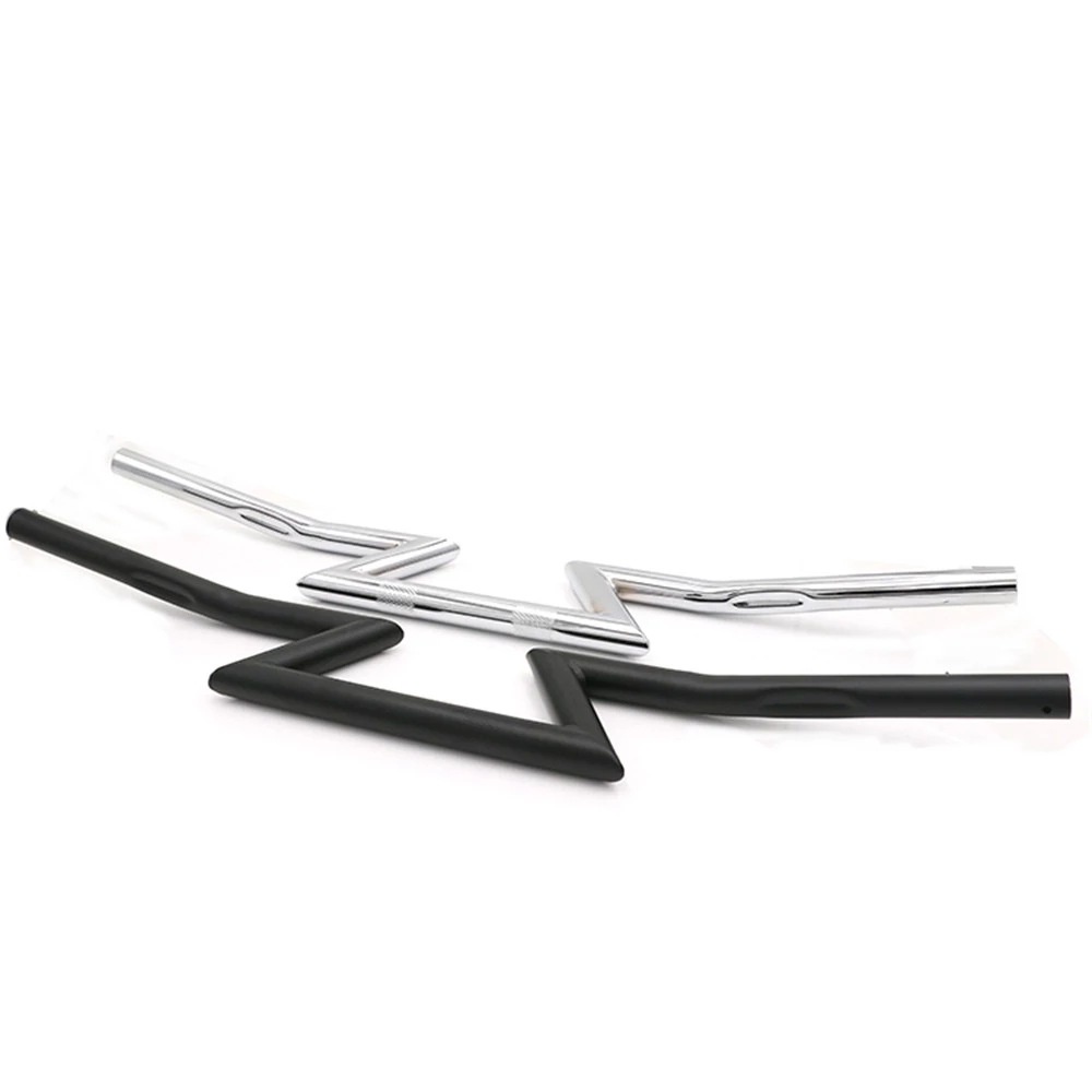 Ghi đông chữ Z zigzag 22mm dài 720mm phong cách bobber Chopper